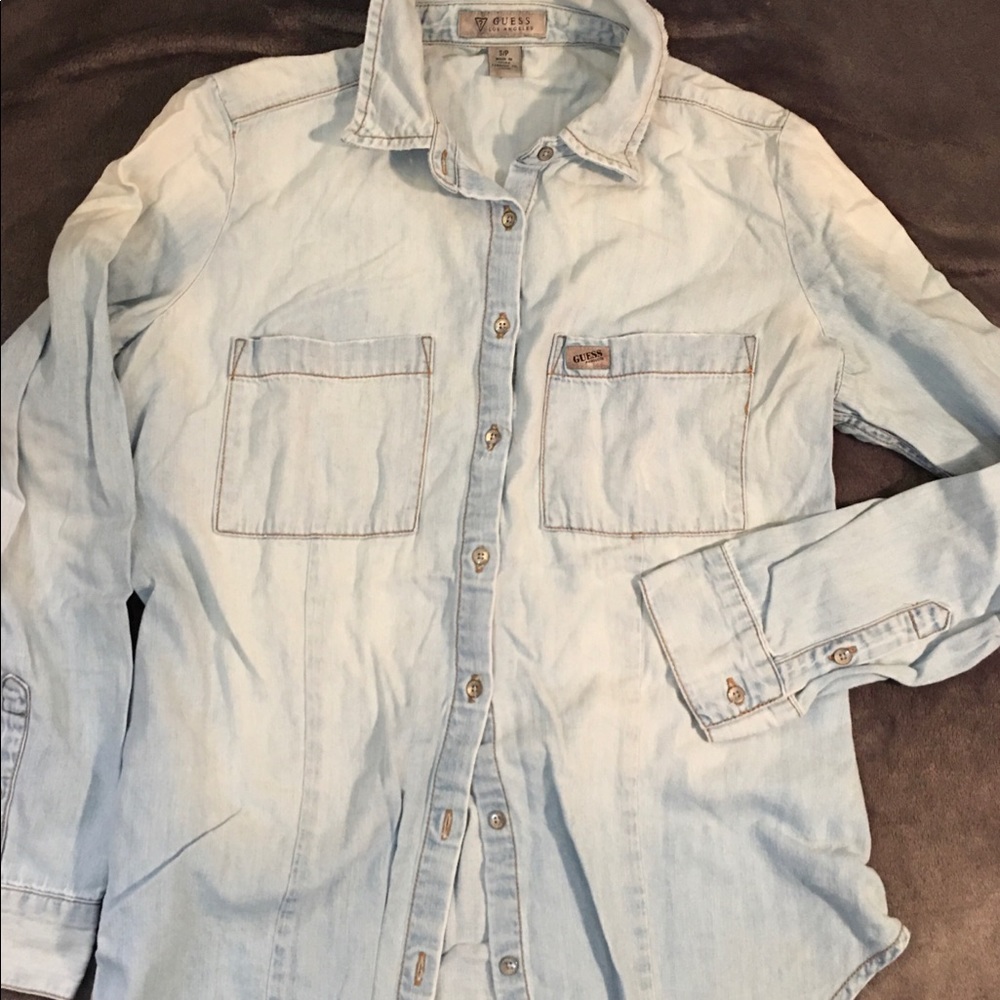 Guess Long Sleeve Button Down